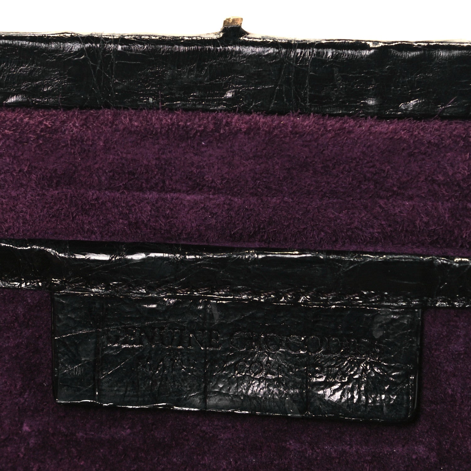 Nancy Gonzalez Crocodile Clutch Black 7 of 9