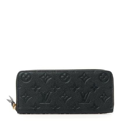 Louis Vuitton Empreinte Clemence Wallet Black 1 of 8