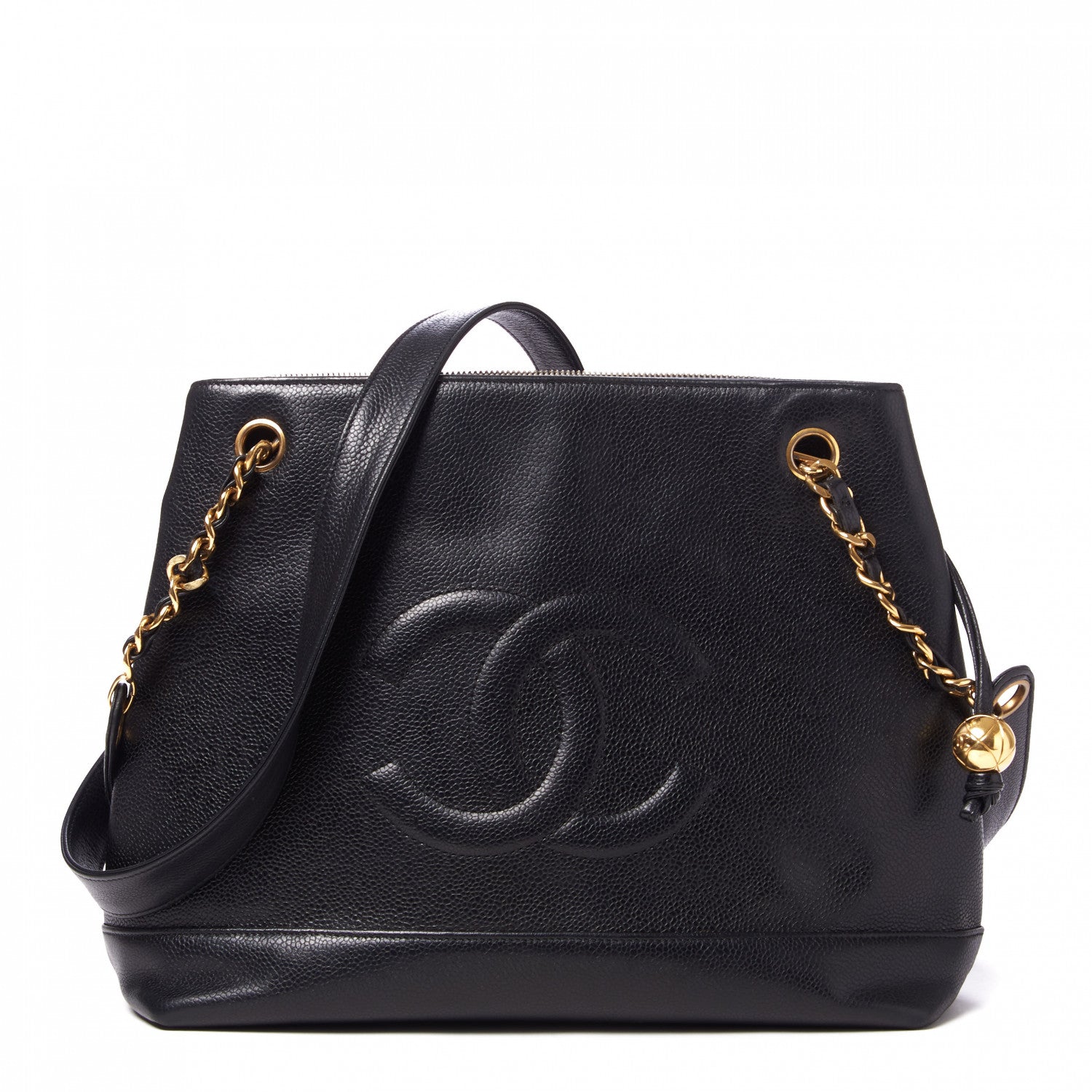 Chanel Caviar CC Shoulder Bag Black 1 of 11