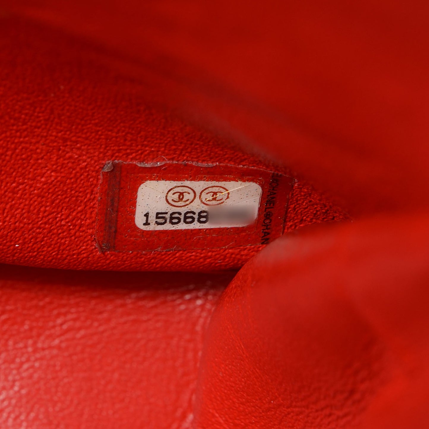 Lambskin Quilted Jumbo Double Flap Red