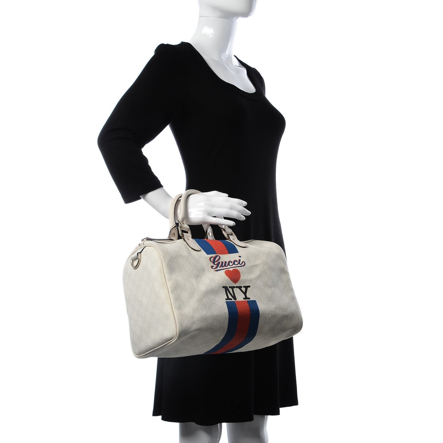 GG Plus Monogram Loves New York Medium Joy Boston