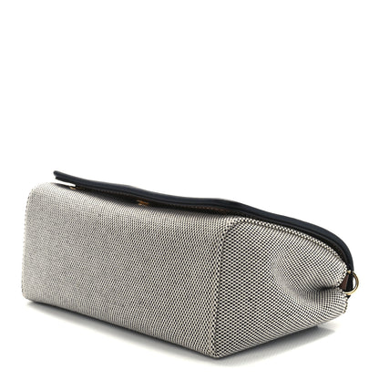 Burberry Cotton Canvas Horseferry Print Small Crossbody Bag Grey Tan 8 of 10