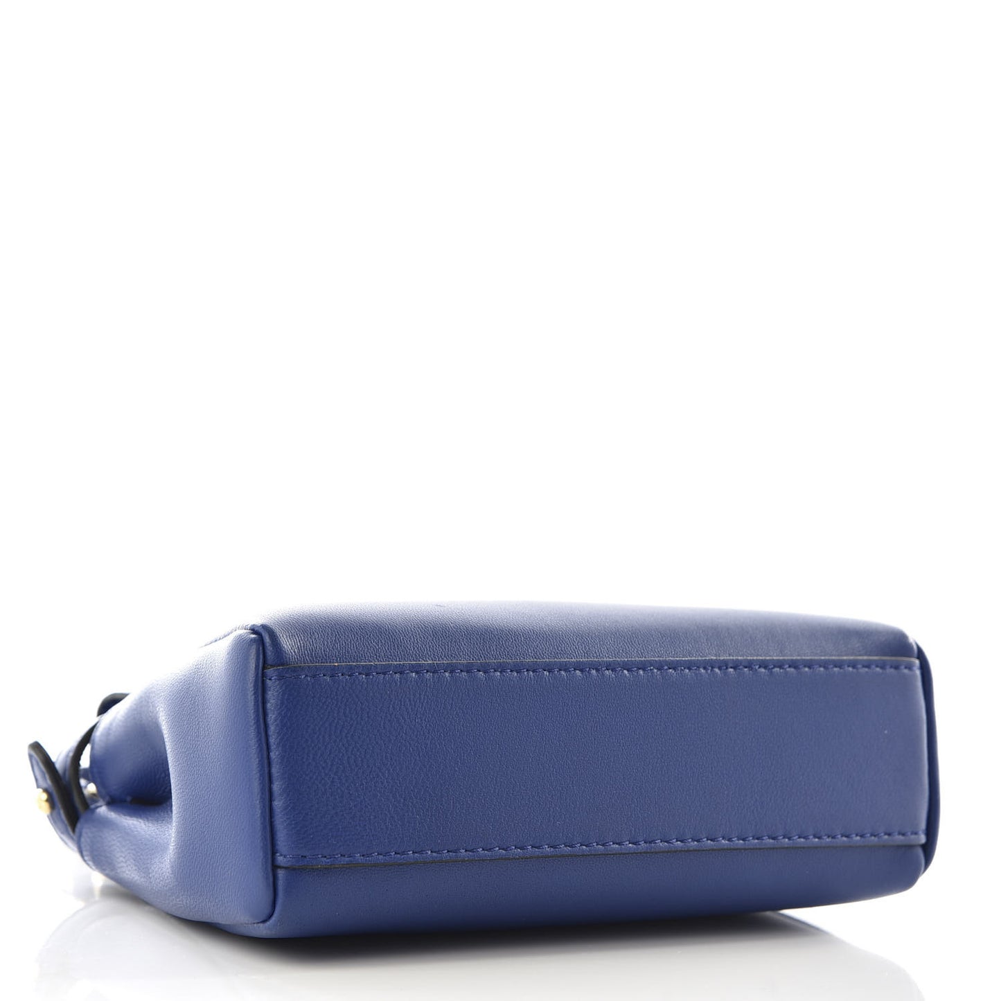 Shiny Nappa Micro Peekaboo Iconic Satchel Bluette