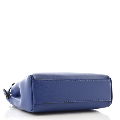Fendi Shiny Nappa Micro Peekaboo Iconic Satchel Bluette 3 of 8