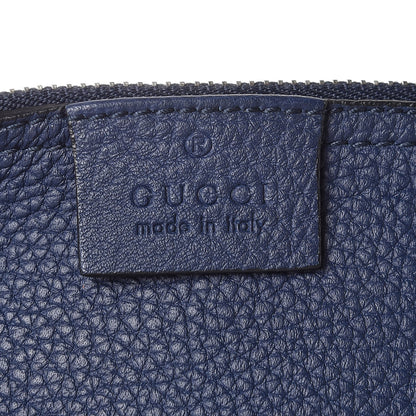 Gucci Soft Grained Calfskin Large Jackie Hobo Classic Blue Marine 7 of 8