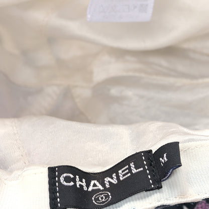 Chanel Canvas Printed Graffiti CC Cap Hat M Ivory Multicolor 8 of 9