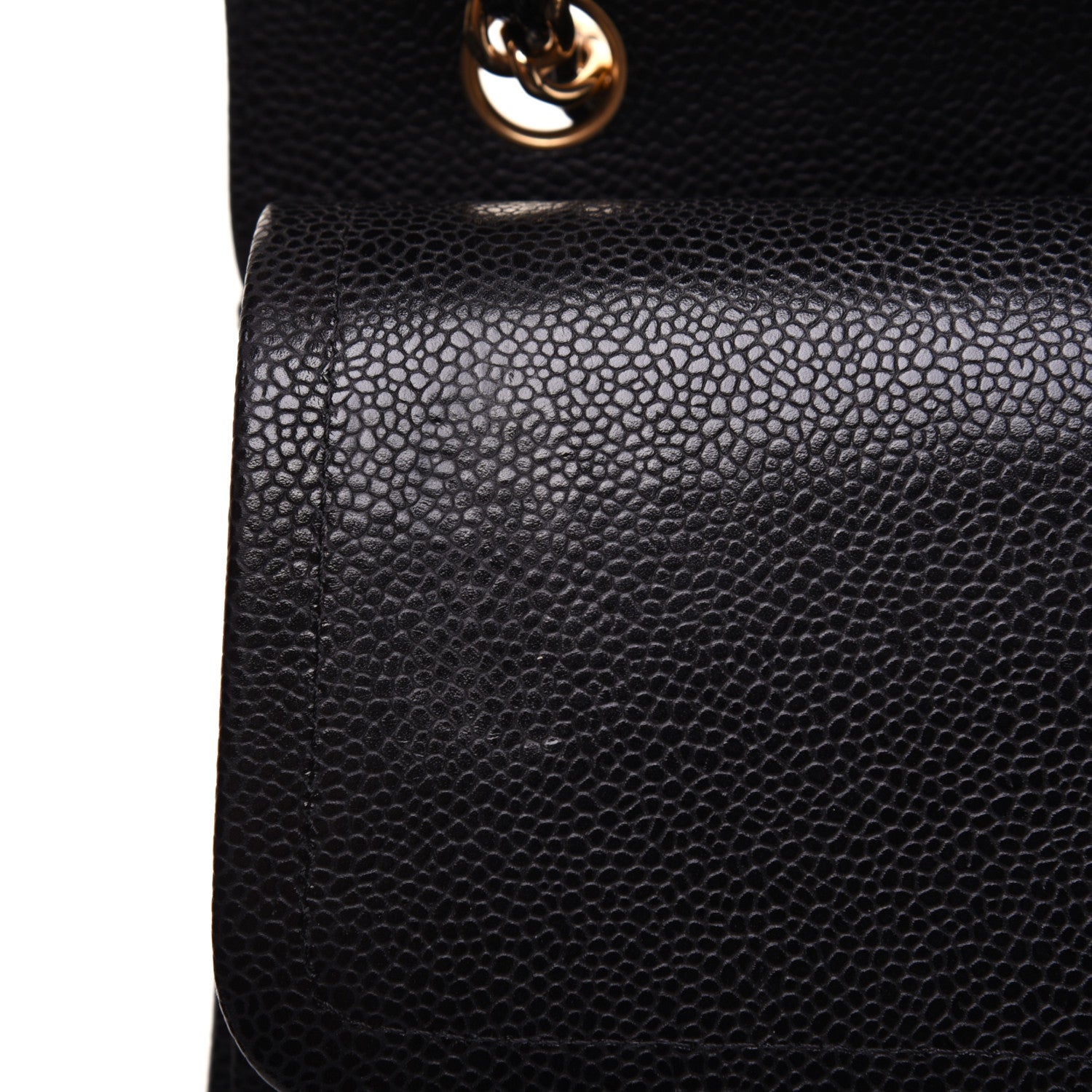 Chanel Caviar Quilted Jumbo Double Flap Black 13 of 17