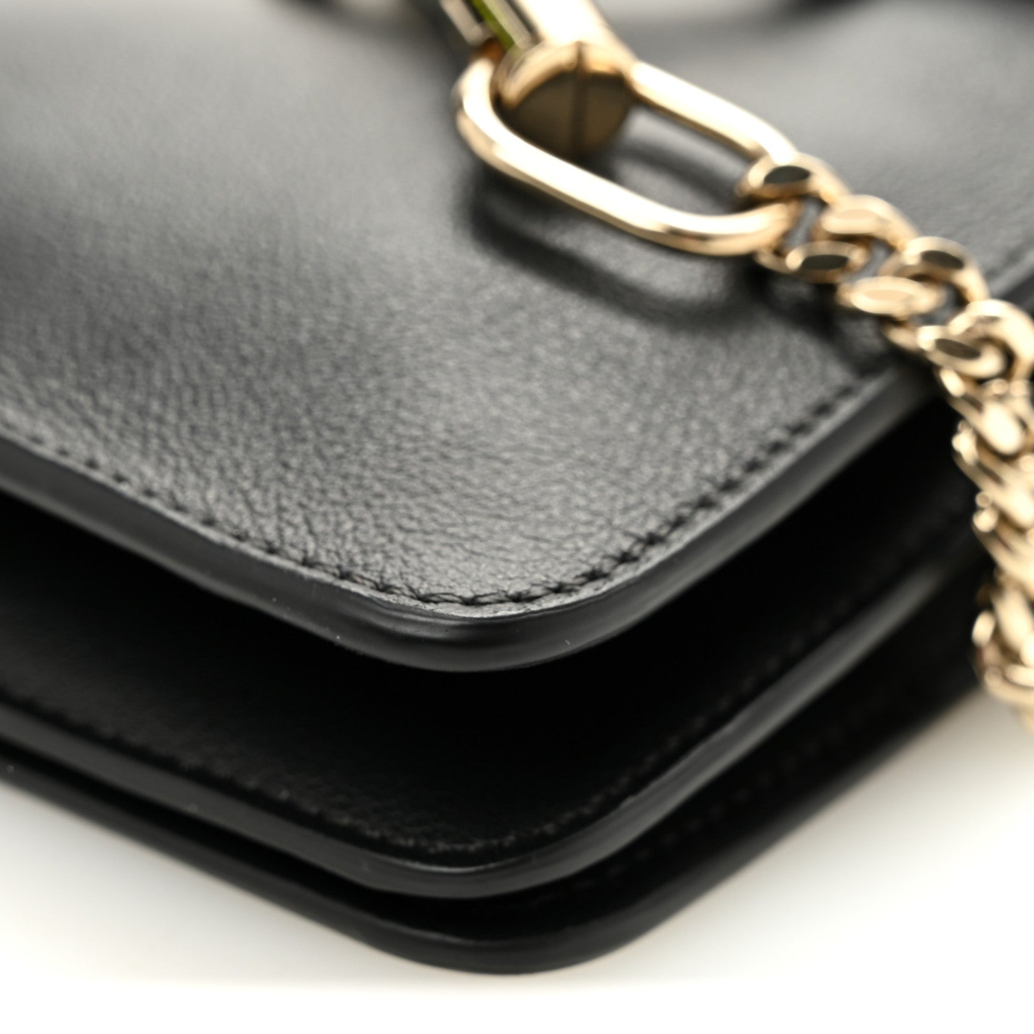 Chloe Suede Calfskin Mini Faye Bracelet Bag Black 10 of 10
