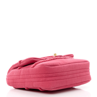 Chanel Denim Coco Flap Pink 4 of 12
