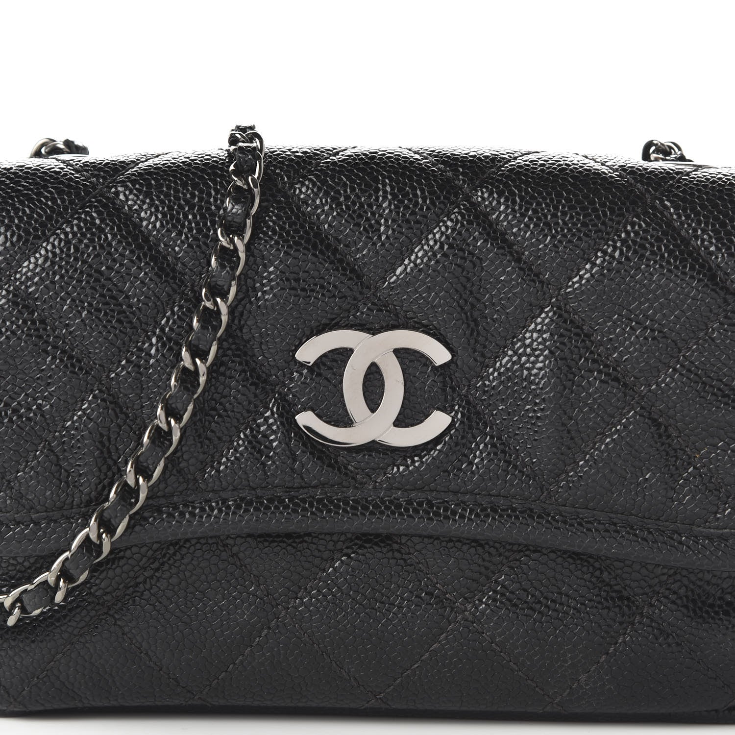 Chanel Caviar Small Natural Beauty Flap Black 10 of 11