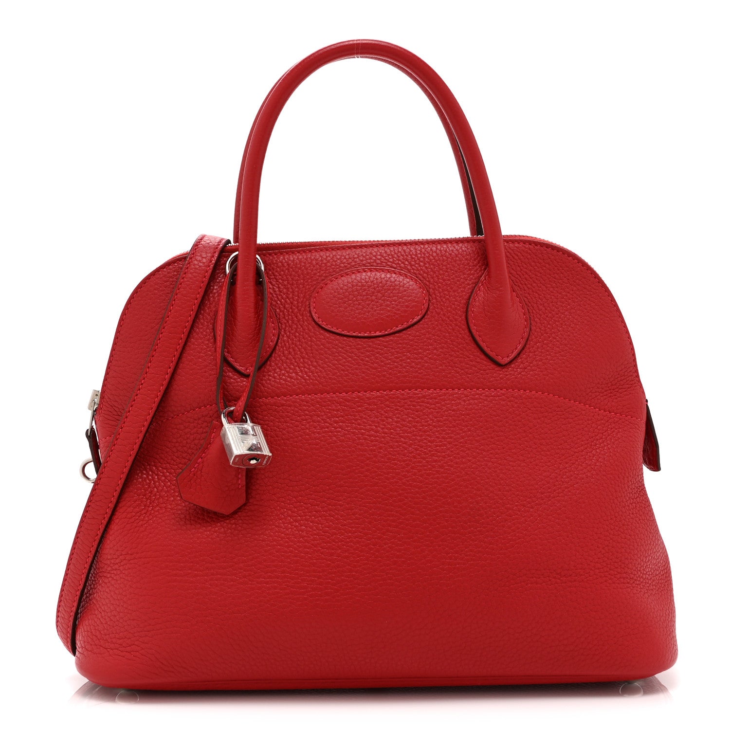Hermes Taurillon Clemence Bolide 31 Rouge Garance 1 of 10