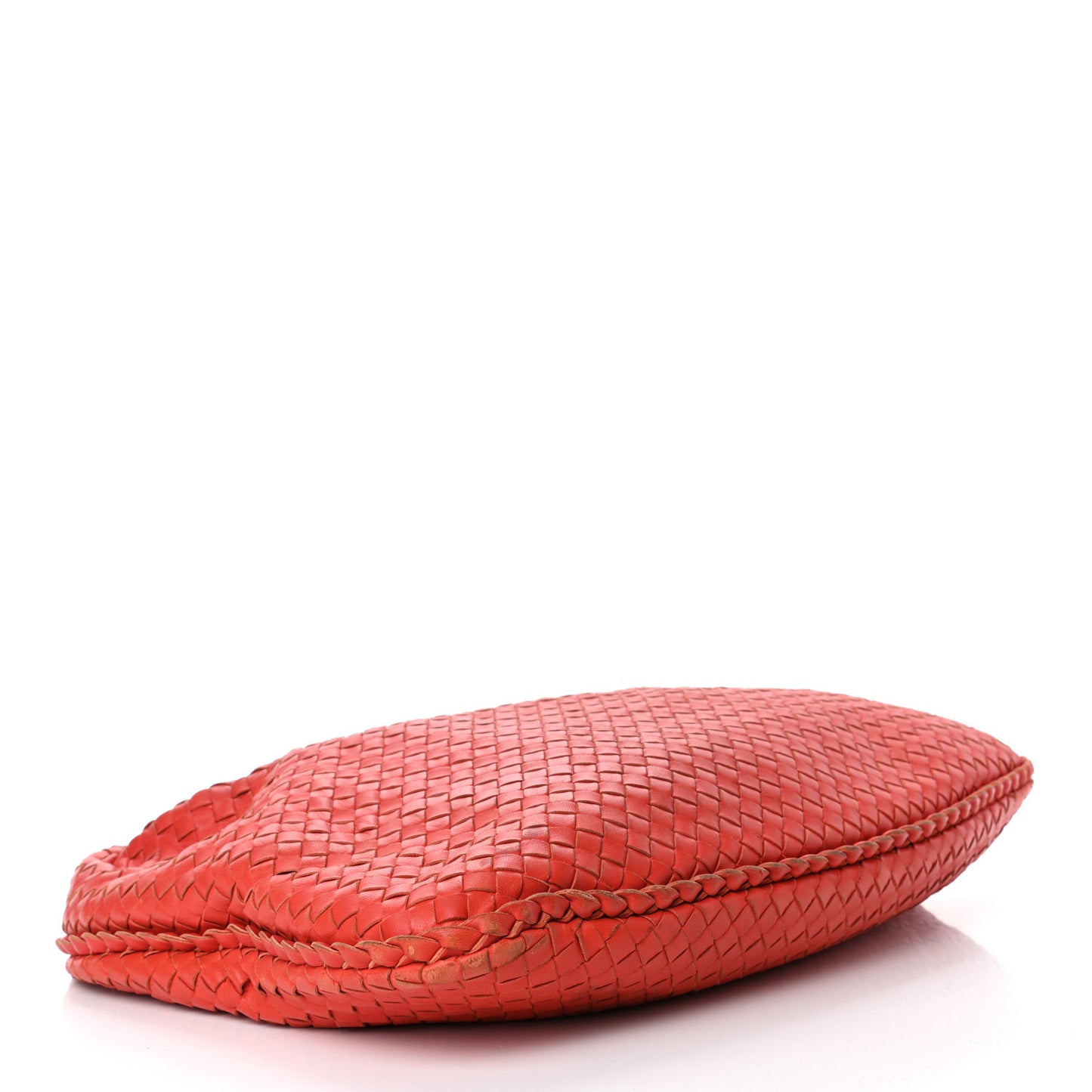 Nappa Intrecciato Large Veneta Hobo Corniola
