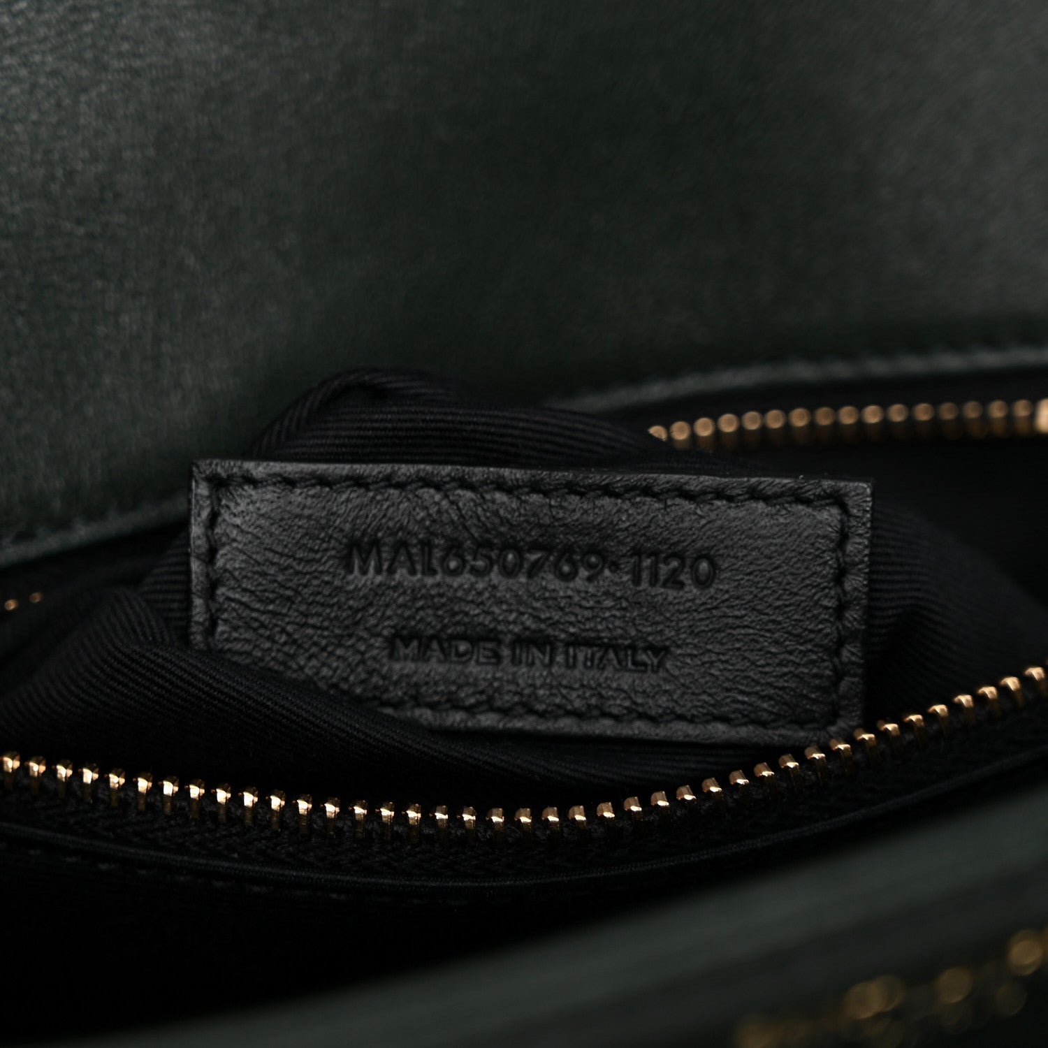 Saint Laurent Lambskin Quilted Mini Becky Chain Bag Vert Fonce 7 of 10