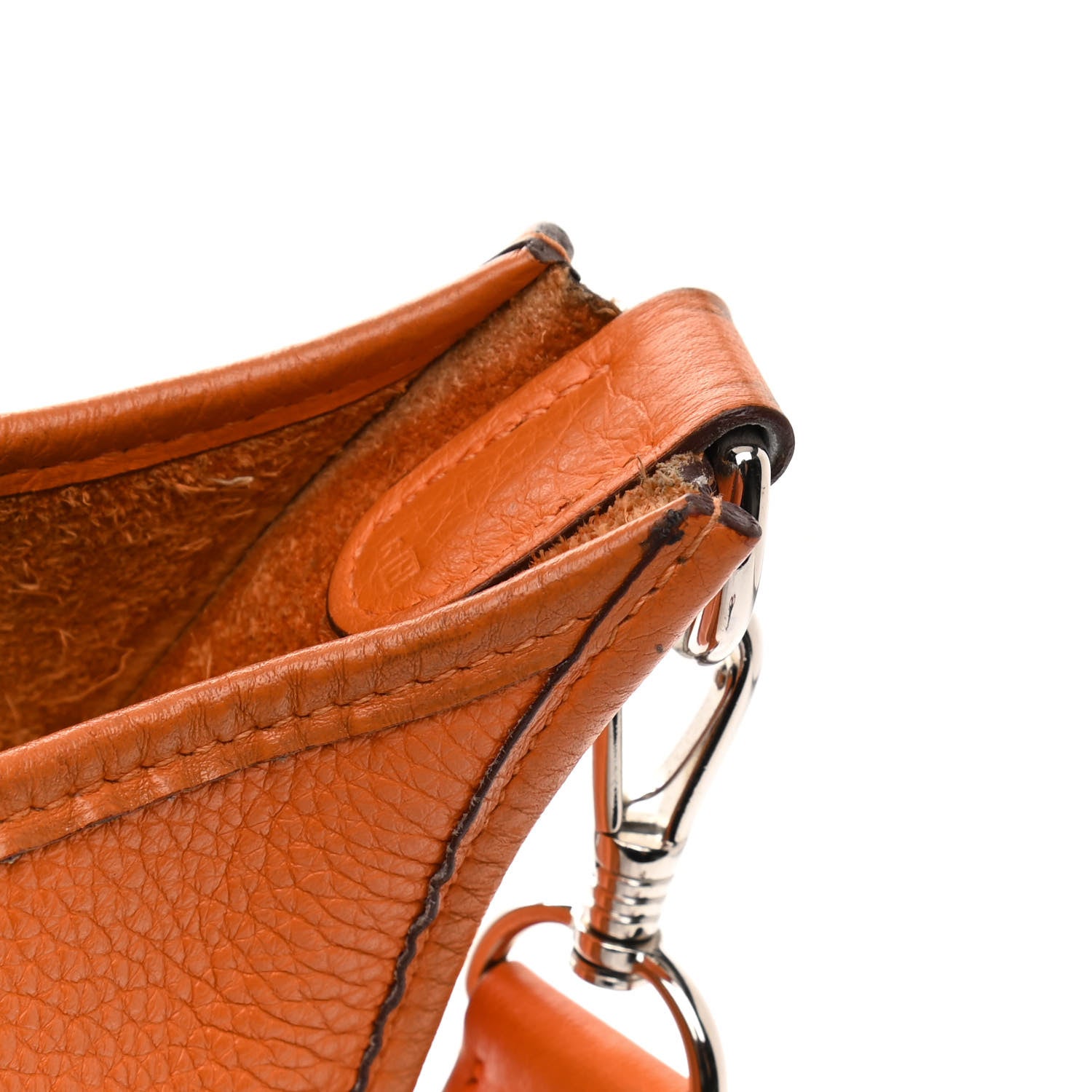 Hermes Taurillon Clemence Evelyne PM Orange 15 of 16