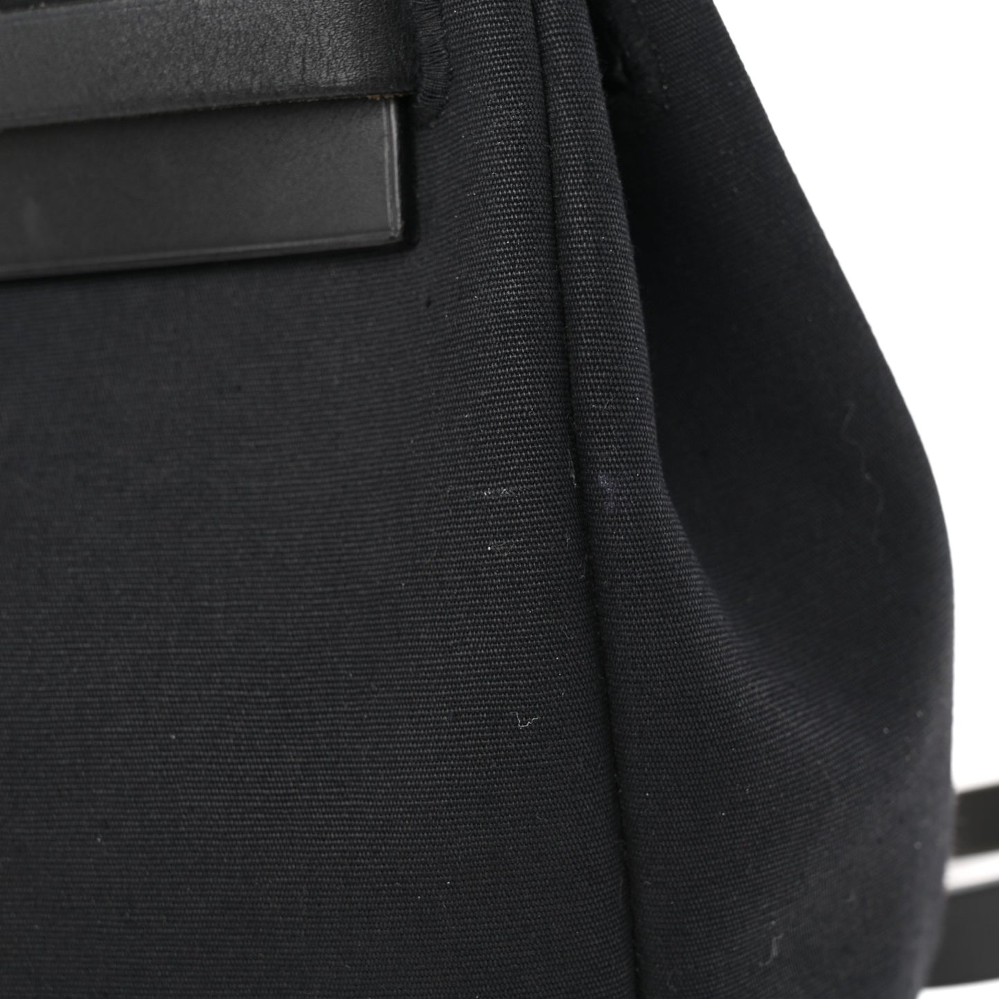 Toile Vache Calfskin Herbag 30 PM Backpack Black