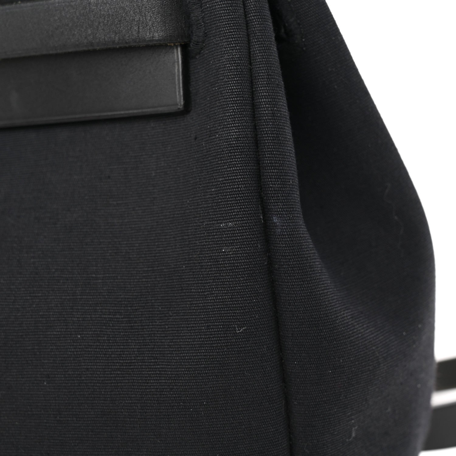 Hermes Toile Vache Calfskin Herbag 30 PM Backpack Black 20 of 20