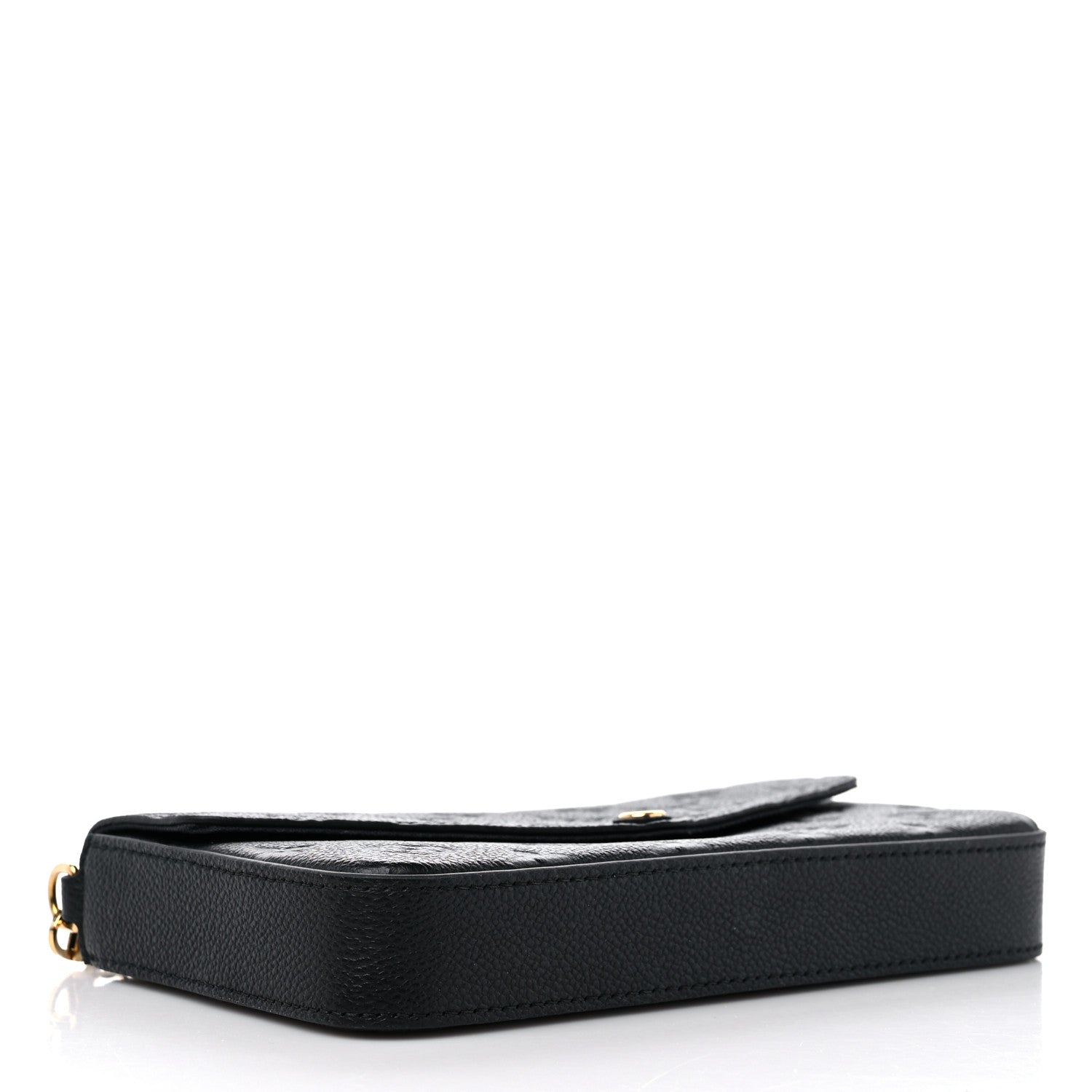 Louis Vuitton Empreinte Pochette Felicie Chain Wallet Black 4 of 10