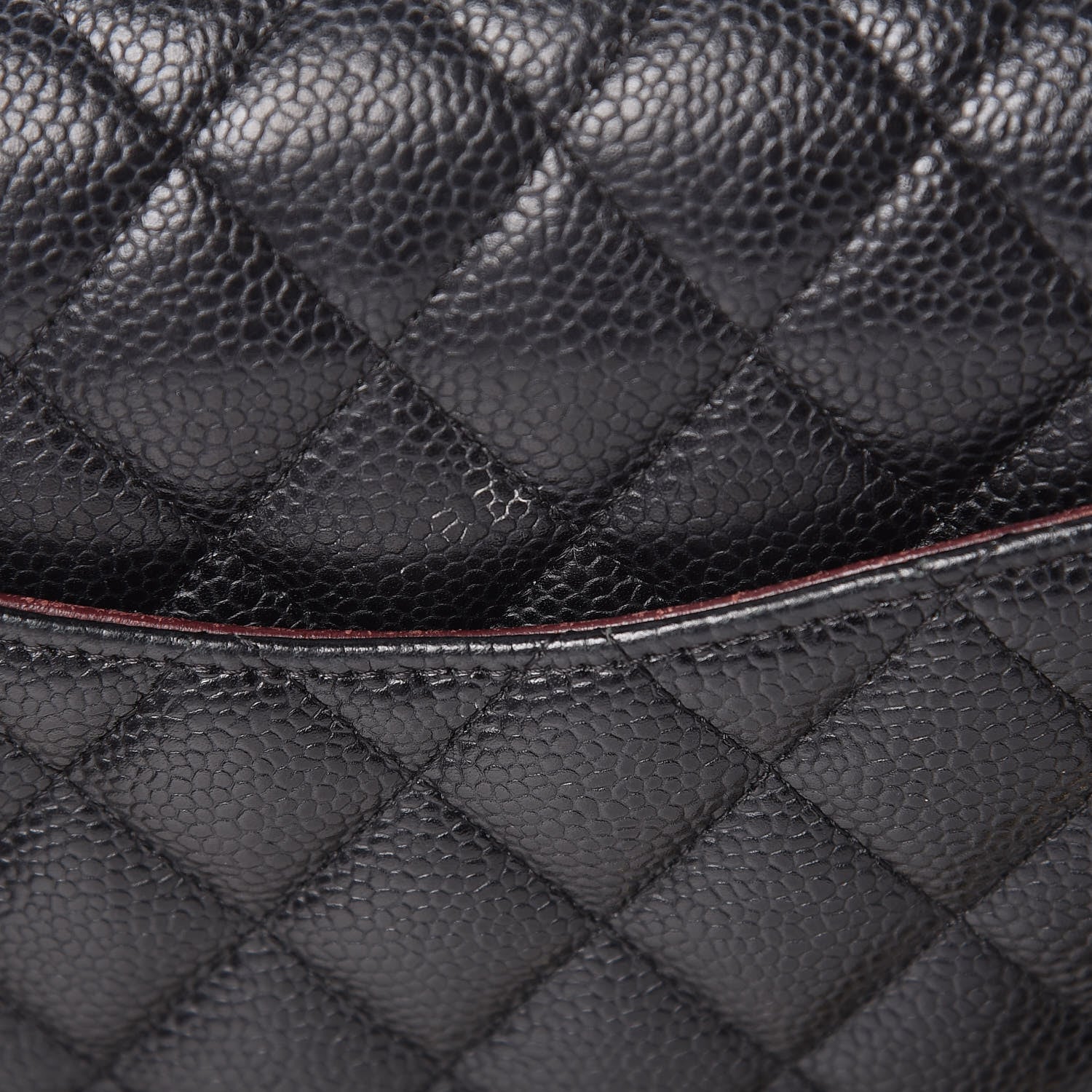 Chanel Caviar Quilted Medium Double Flap Black 12 of 13