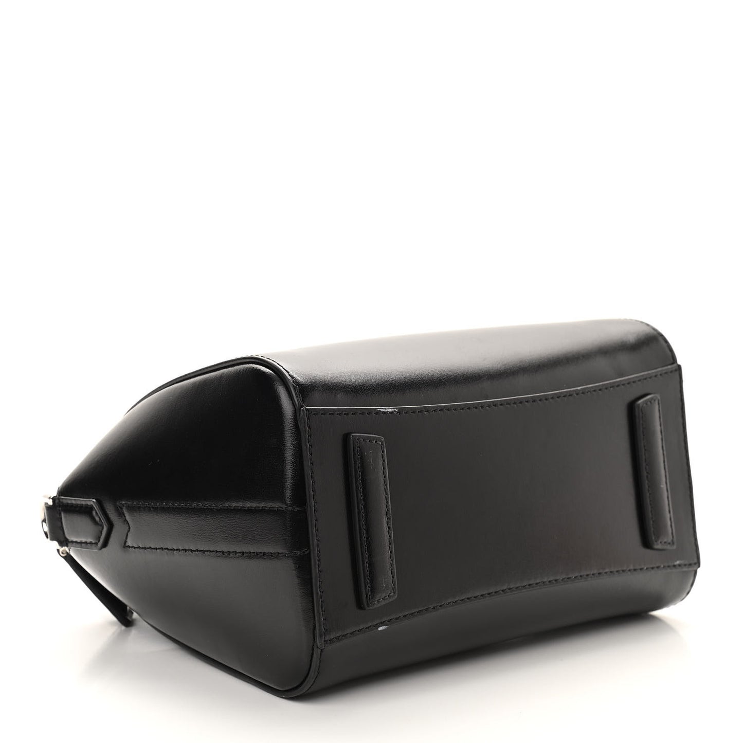 Shiny Lord Calfskin Mini Antigona Black
