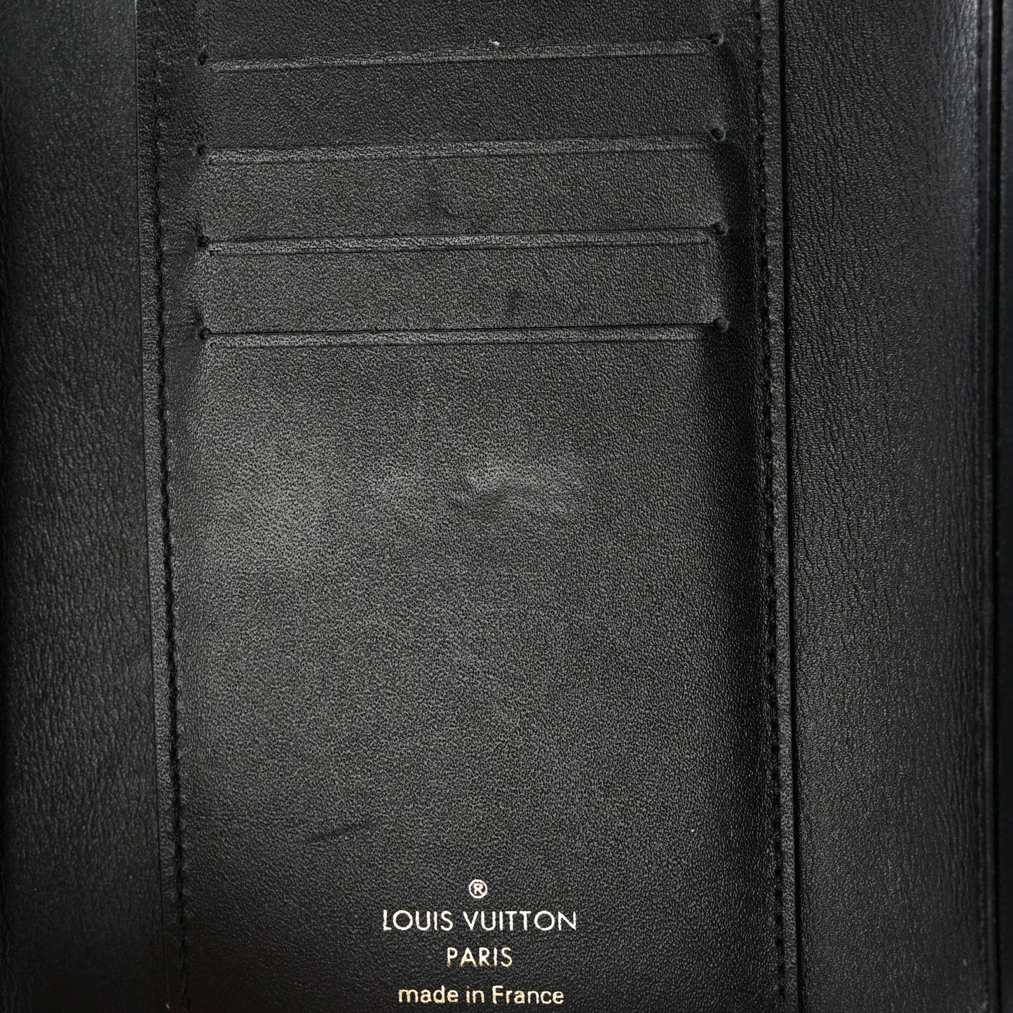 Monogram Flower Lock Compact Wallet Black