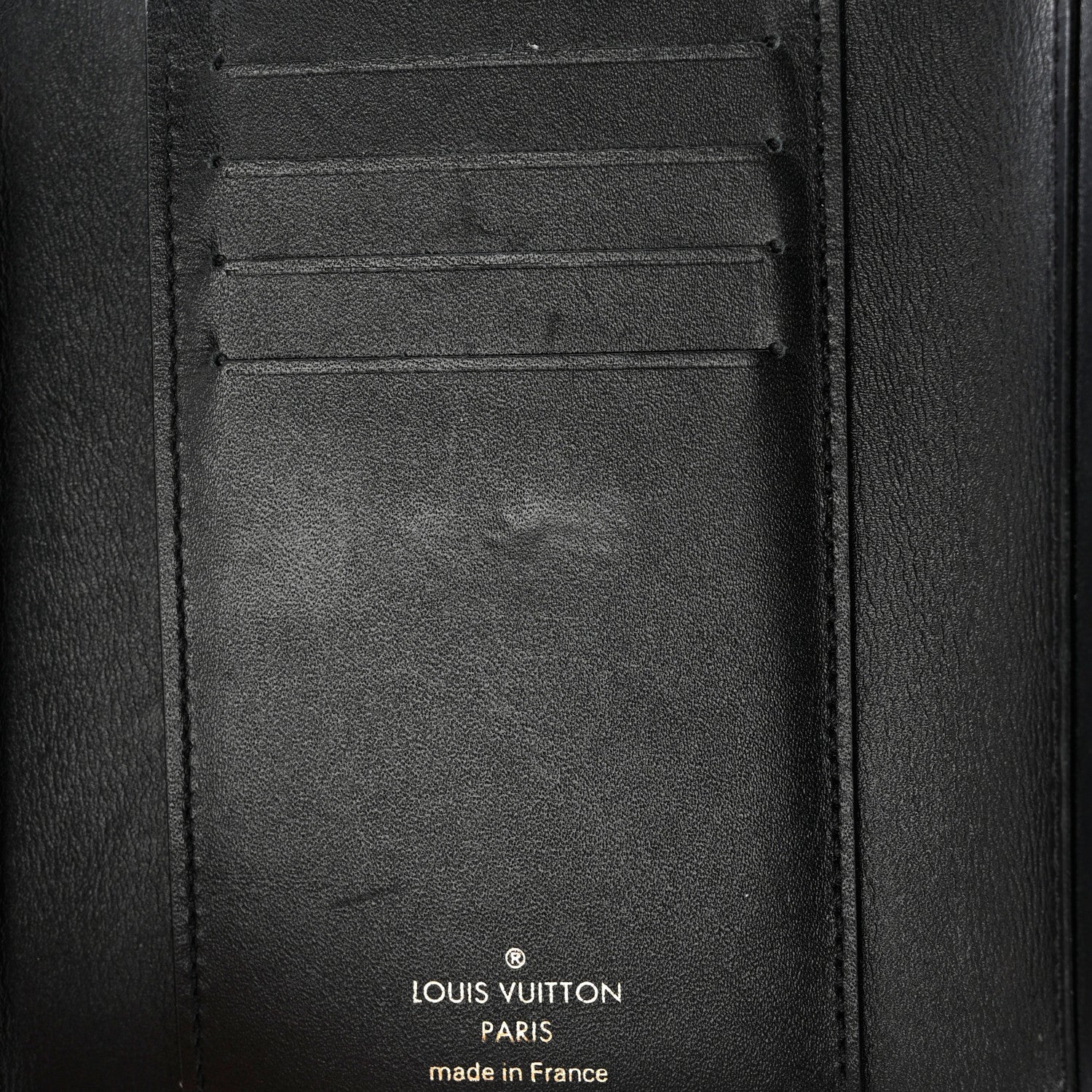 Louis Vuitton Monogram Flower Lock Compact Wallet Black 9 of 12