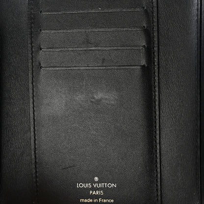 Louis Vuitton Monogram Flower Lock Compact Wallet Black 9 of 12