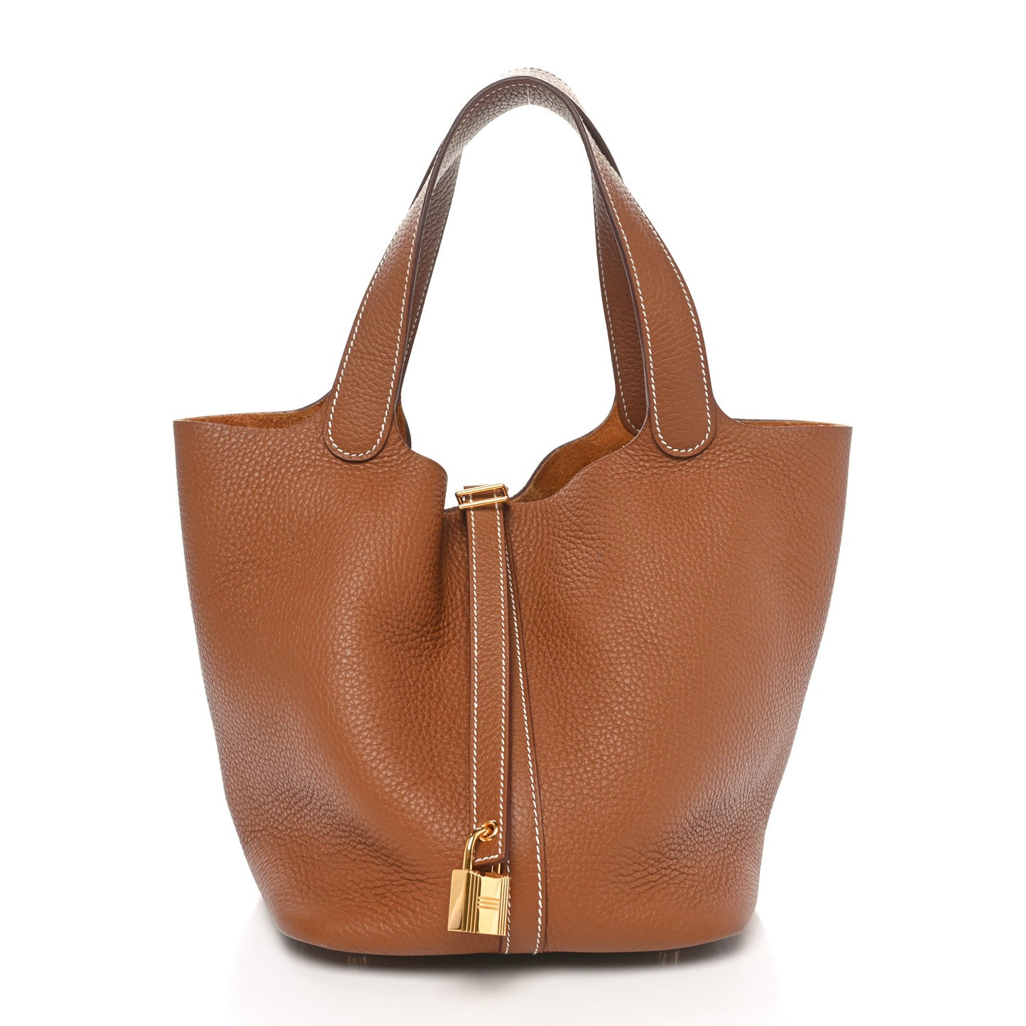 Taurillon Clemence Picotin Lock 22 MM Gold