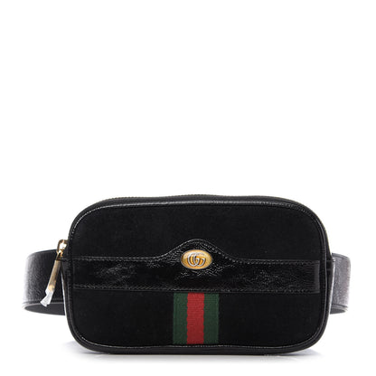 Gucci Suede Patent Ophidia Belted iPhone Case 85 34 Black 1 of 11
