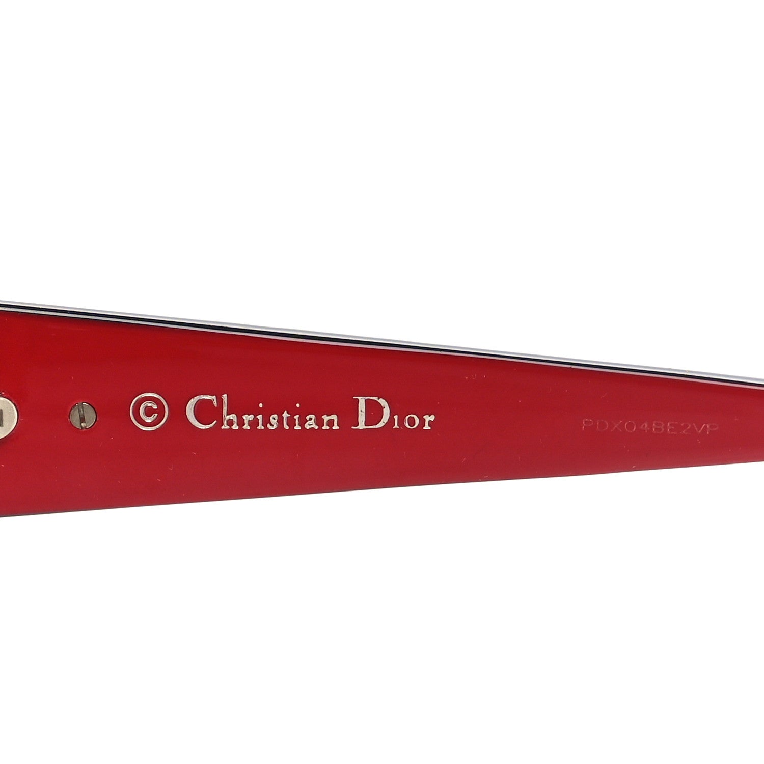 Christian Dior Resin Cannage Lady In Dior 1 F Sunglasses Black Red 5 of 8