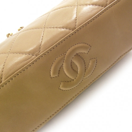 Leather Vintage Quilted Shoulder Bag