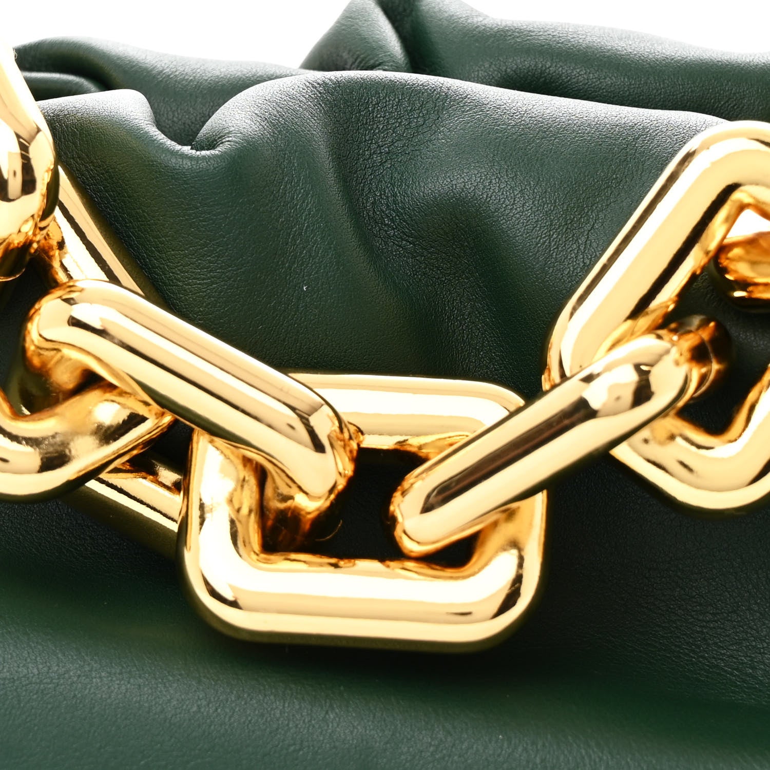 Bottega Veneta Calfskin The Pouch Chain Raintree 8 of 10