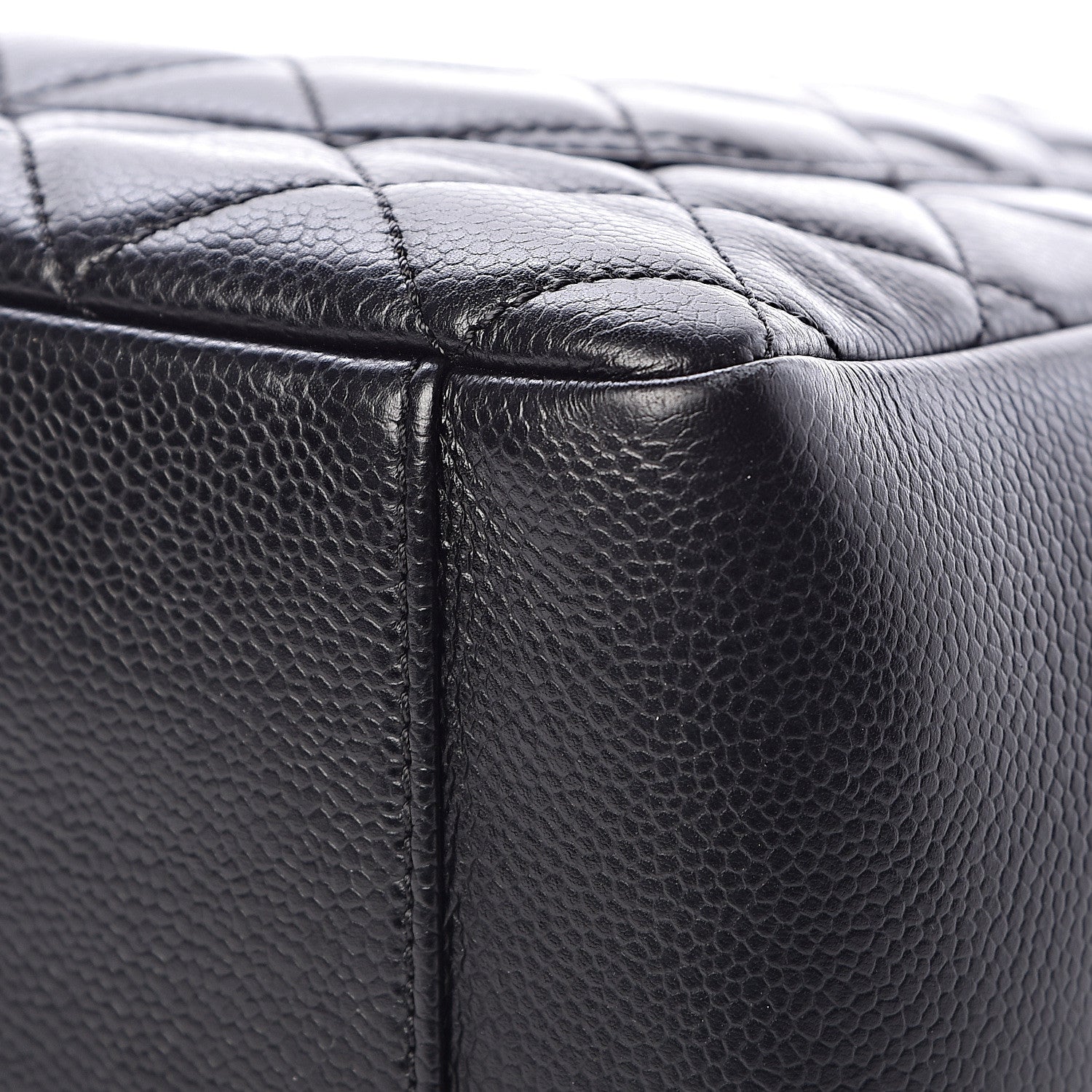 Chanel Caviar Quilted Grand Shopping Tote GST Black 9 of 11