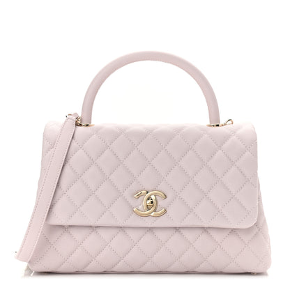 Chanel Caviar Quilted Small Coco Handle Flap Lilas Lilac 1 of 10