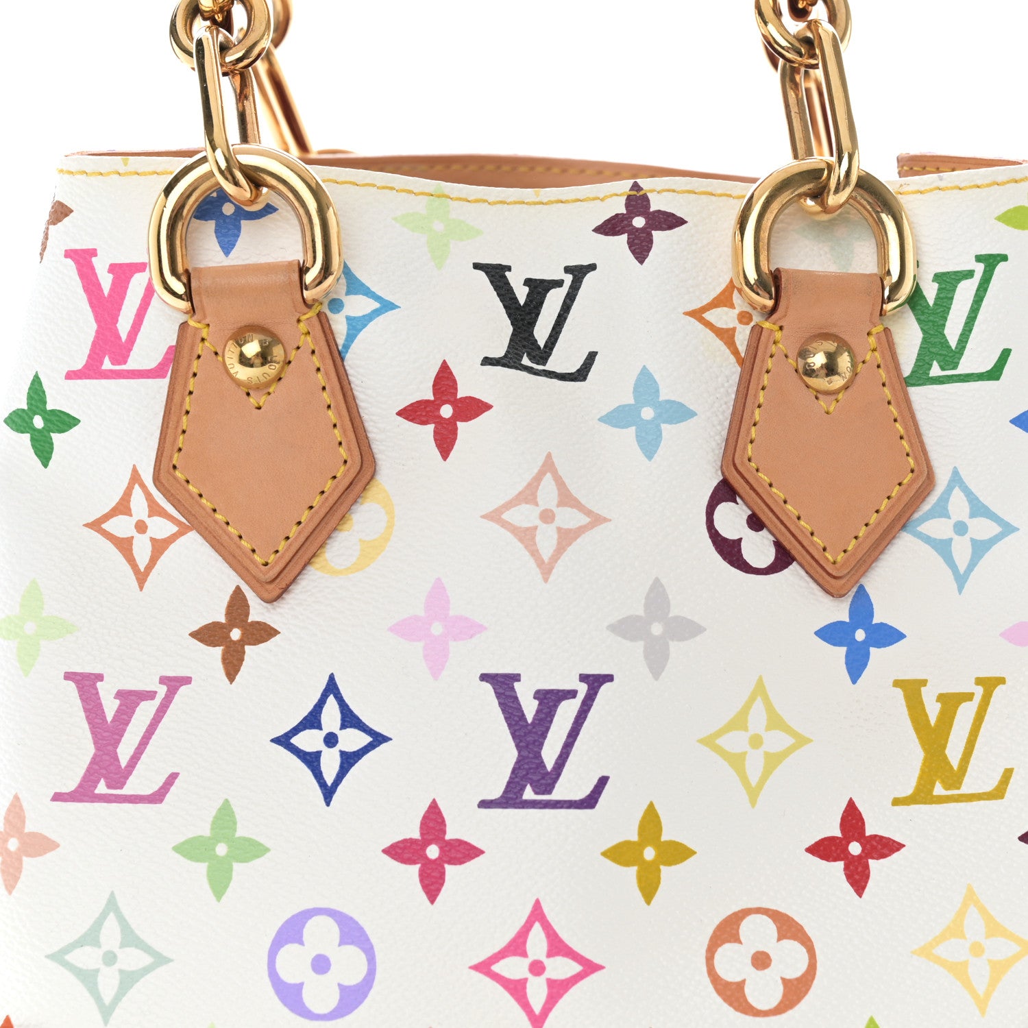 Louis Vuitton Monogram Multicolor Audra White 7 of 11
