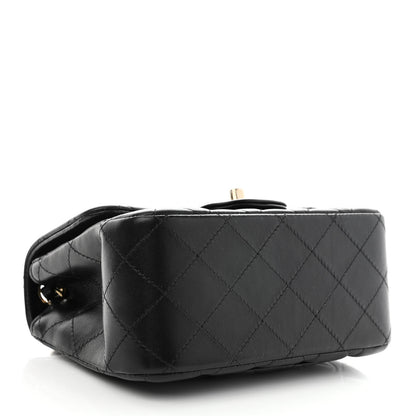 Chanel Lambskin Quilted Mini Square Flap Black 3 of 10