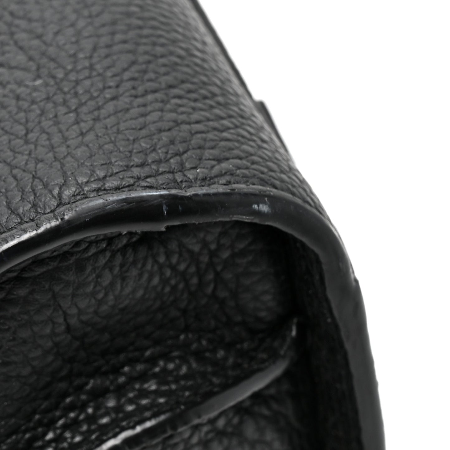 Grained Calfskin Small Supple Sac De Jour Black