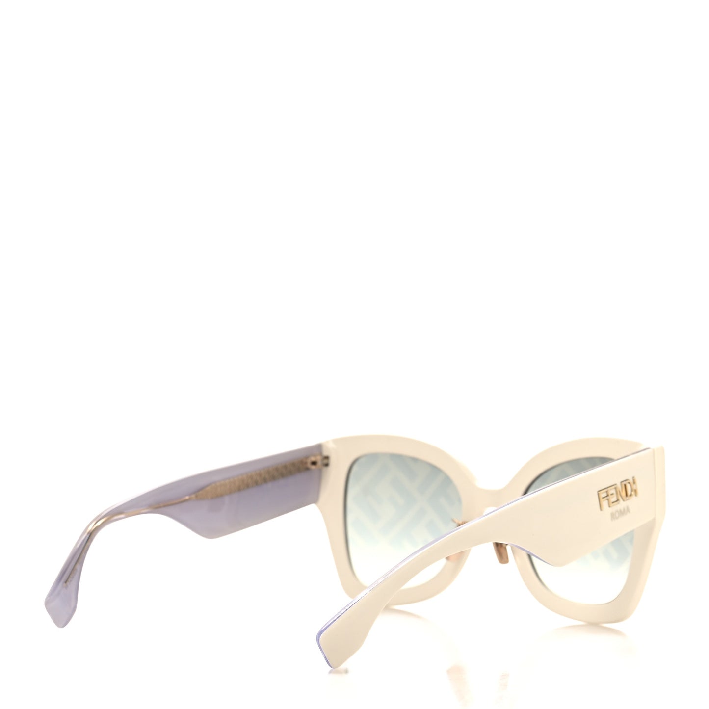 Acetate FF Sunglasses FF 0434/G/S White Gold