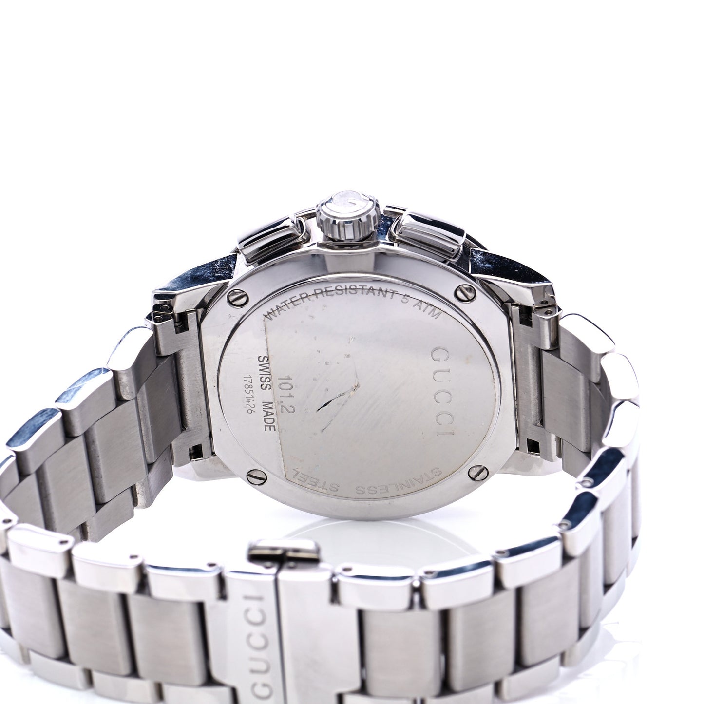 Stainless Steel 44mm G-Chrono Quartz Watch Black