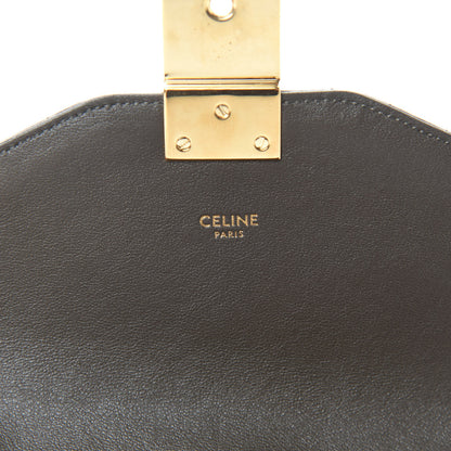 Celine Calfskin Quilted Medium C Bag Dark Brown 9 of 12