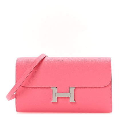Hermes Epsom Constance Wallet To Go Rose Azalee 1 of 11