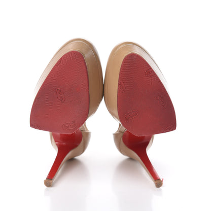Christian Louboutin Kid Borghese 140 Pumps 37 Corde 7 of 11