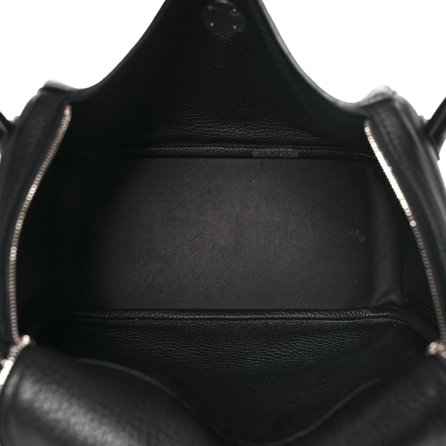 Hermes Taurillon Clemence Lindy 26 Black 5 of 11
