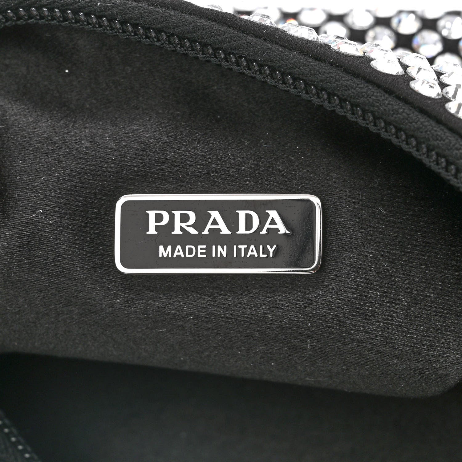 Prada Satin Crystal Mini Re-Edition 2000 Bag Cristal 5 of 9