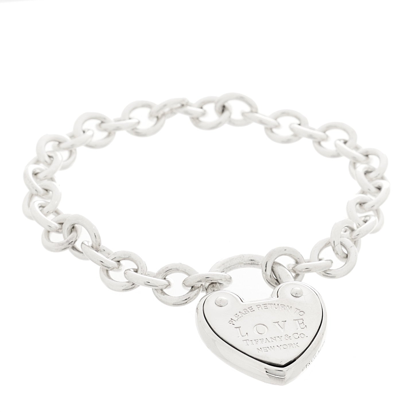 Sterling Silver Return to Tiffany Love Lock Bracelet