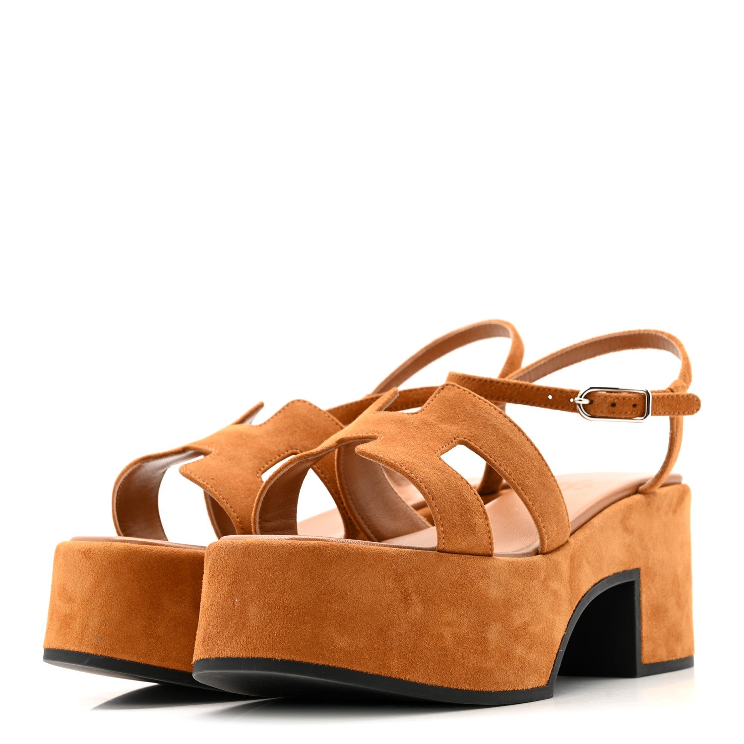 Hermes Suede Goatskin Jam 30 Sandals 36.5 Naturel 8 of 22