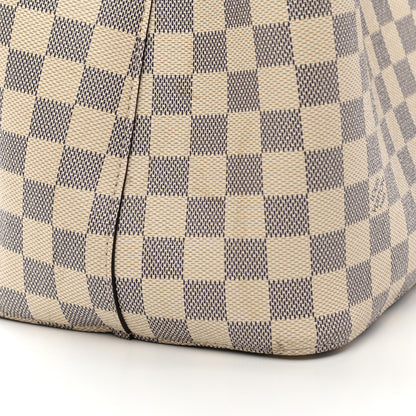 Louis Vuitton Damier Azur Neonoe MM Eau De Rose 12 of 14