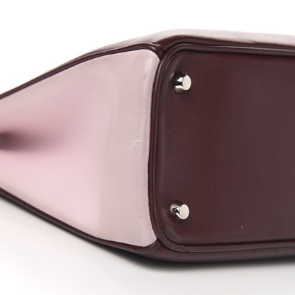 Christian Dior Smooth Calfskin Medium Diorissimo Burgundy Pink Black 10 of 13