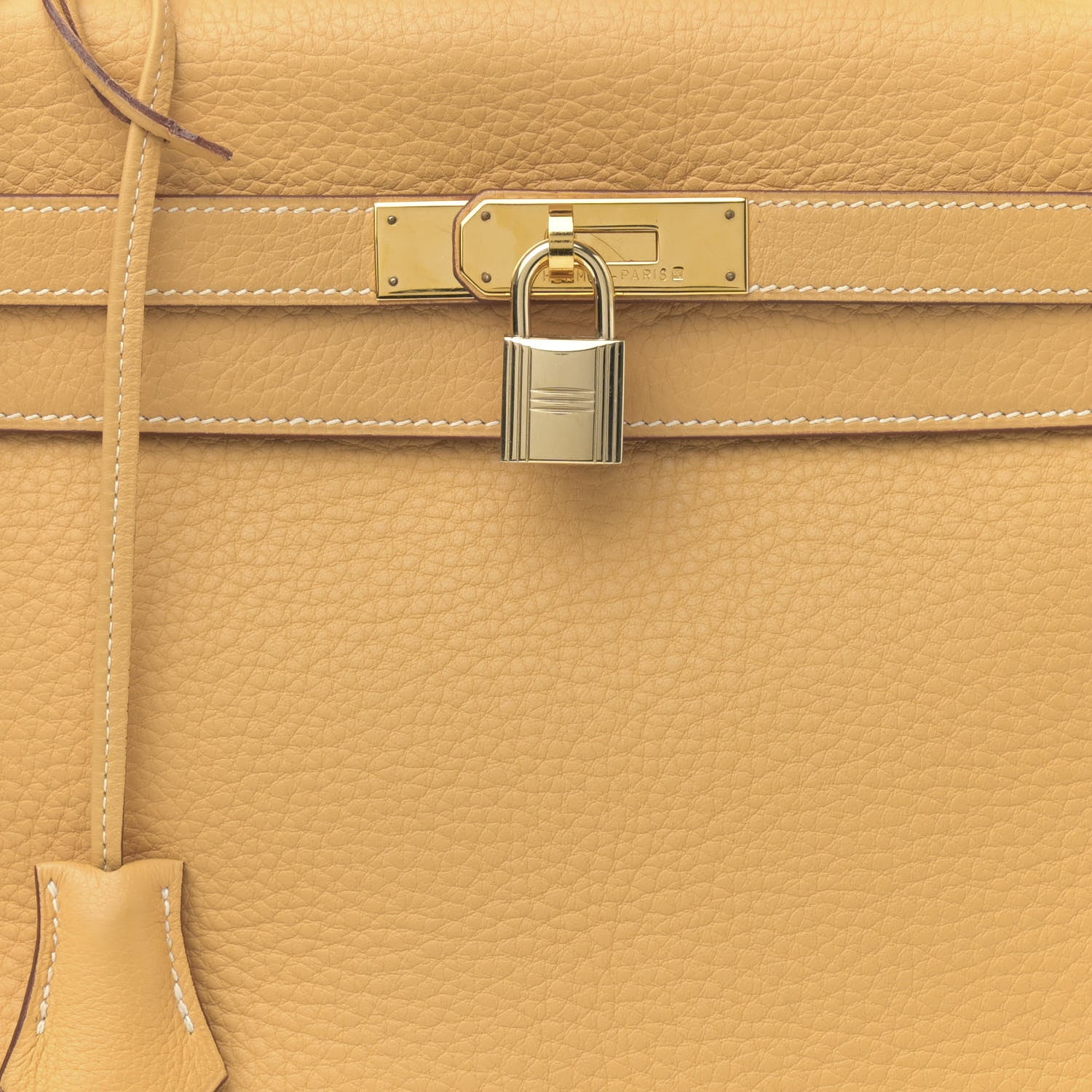 Hermes Taurillon Clemence Kelly Retourne 32 Sable 8 of 19