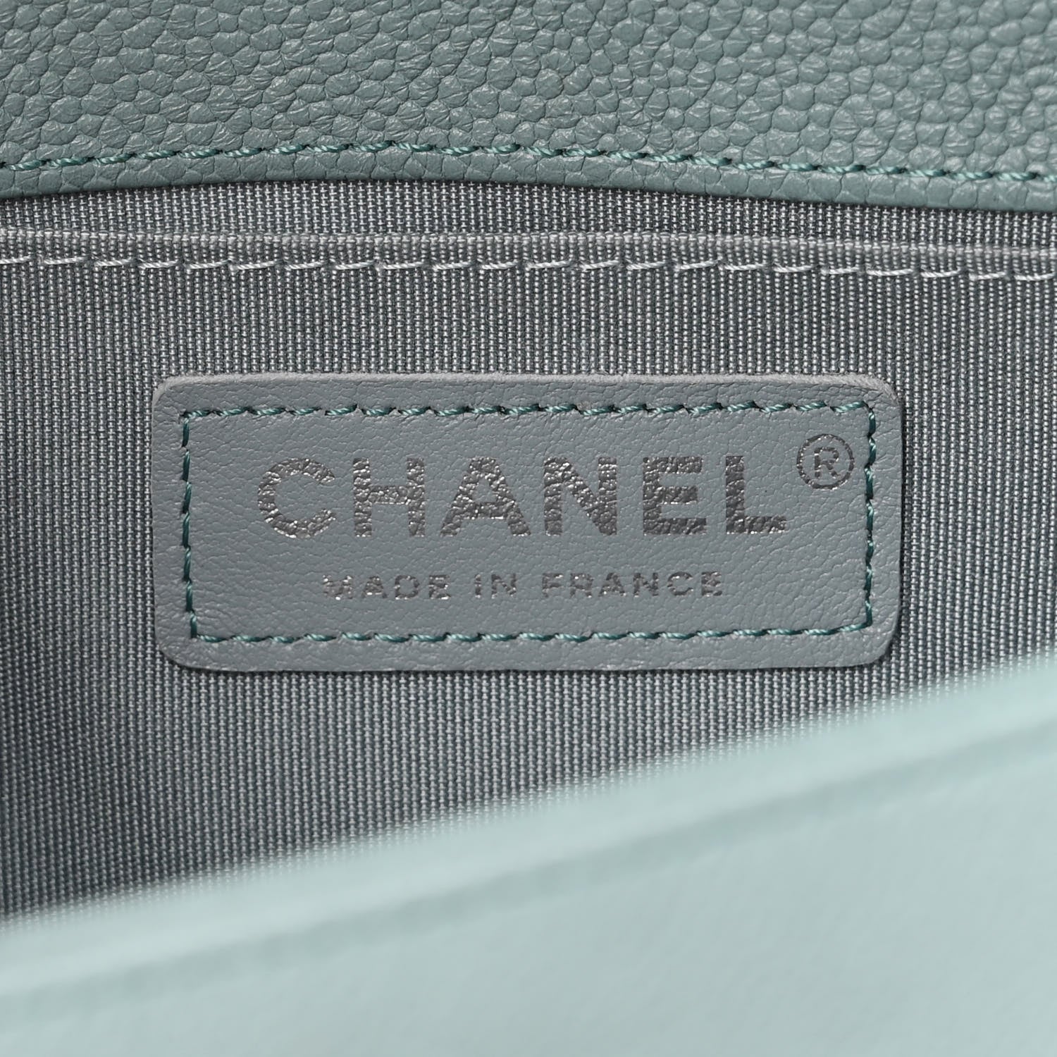Chanel Caviar Quilted Small Boy Flap Light Blue 6 of 10