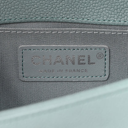 Chanel Caviar Quilted Small Boy Flap Light Blue 6 of 10